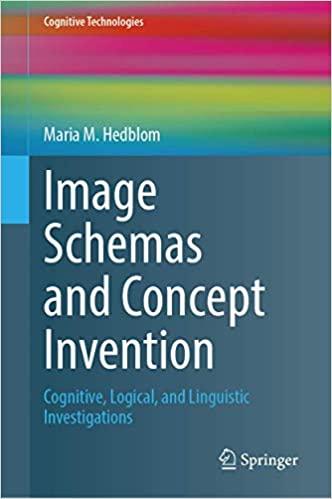 FreeCourseWeb Image Schemas and Concept Invention Cognitive Logical and Linguistic Investigations Cognitive Technologies