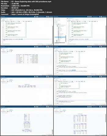 FreeCourseWeb Lynda SAS 9 4 Cert Prep Part 03 Exploring and Validating Data