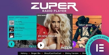 DesignOptimal CodeCanyon Zuper Shoutcast and Icecast Radio Player With History Elementor Widget Addon v1 0 0 26804341