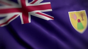 DesignOptimal Videohive Turks And Caicos Islands Flag Textured Waving Close Up Background HD 30306113