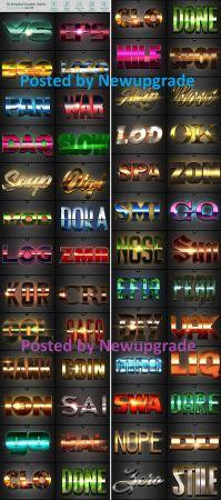 DesignOptimal Graphicriver 50 Text Effects Bundle Vol 09 25672523