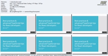 Udemy Best practices and advanced TypeScript tips for React devs