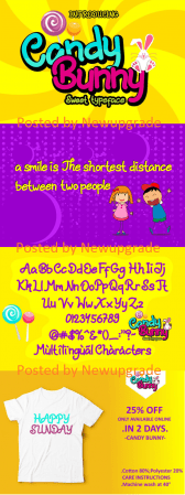 DesignOptimal Candy Bunny Font