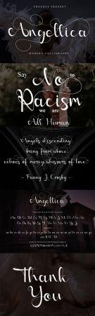DesignOptimal Angellina Modern Calligraphy Font