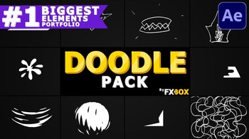 DesignOptimal Videohive Abstract Doodle Shapes After Effects 29368182