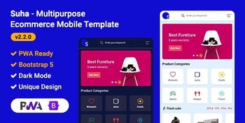 DesignOptimal ThemeForest Suha v2 2 0 Multipurpose Ecommerce Mobile HTML Template 25294162