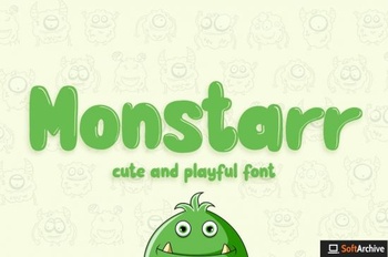 DesignOptimal Monstarr Cute and Playful Handmade Font