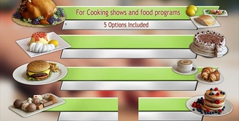 DesignOptimal Videohive Cooking TV Lower Third Pack 5 11563581
