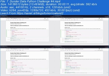 Udemy Solve Challenging Python Exercises