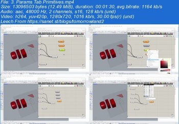 Udemy Introduction to Rhino Grasshopper Parametric Design Primer