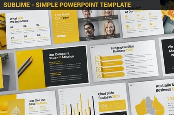 DesignOptimal Sublime Simple Powerpoint Template