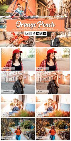 DesignOptimal CreativeMarket Orange Peach Presets 5698213