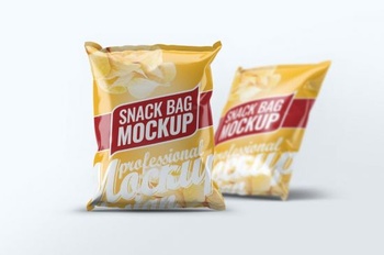 DesignOptimal Snack Bag Mockup