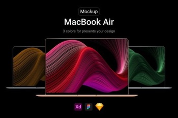 DesignOptimal MacBook Air Mockup