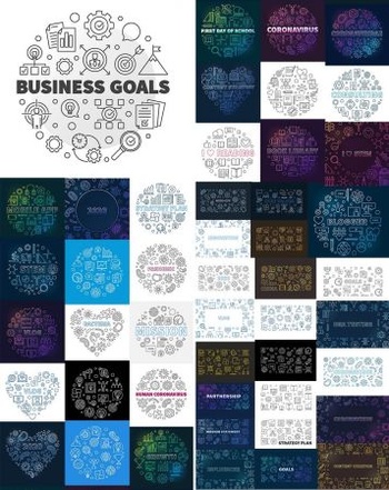 DesignOptimal Pack of Outline Linear Icons