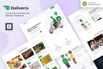 DesignOptimal ThemeForest Deliverra v1 0 0 Food Grocery Delivery App Elementor Template Kit 31332473