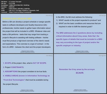 Udemy Business Requirements Document for Beginner Business Analyst