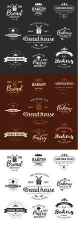 DesignOptimal Template of bakery logo fresh baked goods