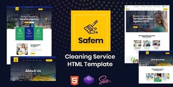 DesignOptimal ThemeForest Safem v1 0 HTML Template for Cleaning Service 26445410