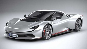DesignOptimal CGTrade Pininfarina Battista 2020