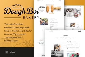 DesignOptimal ThemeForest DoughBoiBakery v1 0 0 Bakery Cakery Elementor Template Kit 29904042