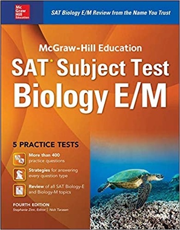 McGraw Hill Education SAT Subject Test Biology E M 4th Edition