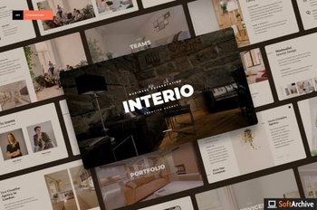 DesignOptimal Interio Interior Design Powerpoint Keynote and Google Slides