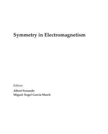FreeCourseWeb Symmetry in Electromagnetism