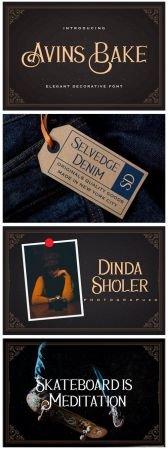 DesignOptimal Avins Bake Font