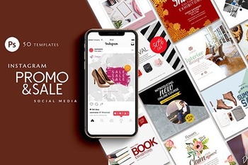 DesignOptimal Instagram Branding and Promotional Template PSD