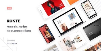 DesignOptimal ThemeForest Konte v1 9 1 Minimal Modern WooCommerce WordPress Theme 23162599
