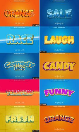 DesignOptimal Psd Editable Text Effect Style Template 2