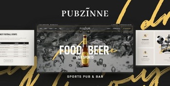 DesignOptimal ThemeForest Pubzinne v1 0 0 Sports Bar WordPress Theme 26405573