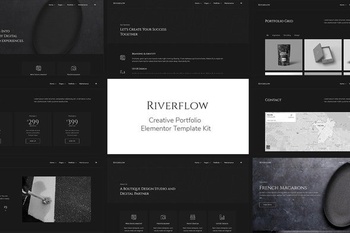 DesignOptimal ThemeForest Riverflow v1 0 0 Creative Portfolio Elementor Template Kit 29530118