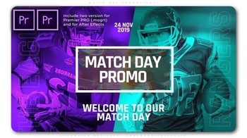 DesignOptimal Videohive Match Day Promotional 25854967 Premiere Pro CC