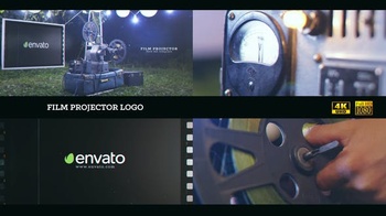 DesignOptimal Videohive Film projector Logo 4K 22767093