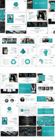 DesignOptimal Cyrax Digital Creative Powerpoint Keynote and Google Slides Template