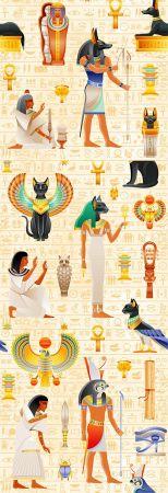 DesignOptimal Egyptian Seamless Papyrus Pattern