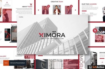 DesignOptimal Ximora Powerpoint Keynote and Google Slides Templates