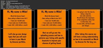 Skillshare Merch By Amazon Master Class A Step By Step Beginners Guide For Mastering Merch By Amazon