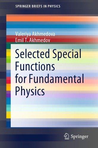 FreeCourseWeb Selected Special Functions for Fundamental Physics