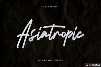 DesignOptimal Asiatropic Script Font
