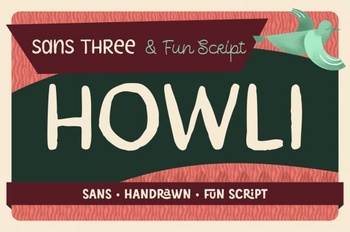 DesignOptimal Howli Sans Three Fun Script