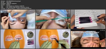 Udemy Apply Classic and Volume Eyelash Extensions Human Model