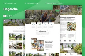 DesignOptimal ThemeForest Bagaicha v1 0 Landscape Gardening Elementor Template Kit 28765249