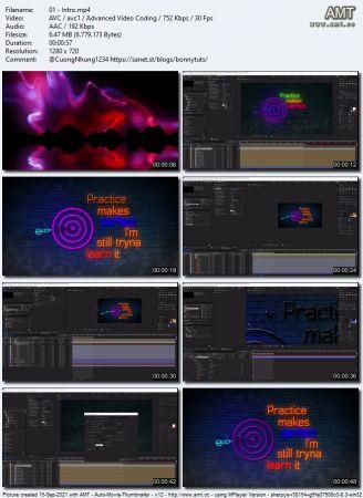 Skillshare Animated Neon Sign in After Effects