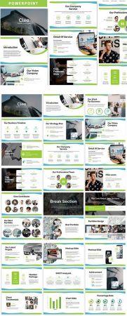 DesignOptimal Cleo Business Powerpoint Template
