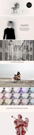 DesignOptimal Halftone Photoshop Effect Pack