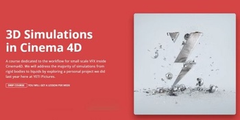 FreeCourseWeb Motion Design School 3D Simulations in Cinema 4D