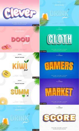 DesignOptimal Psd Editable Text Effect Style Template 7